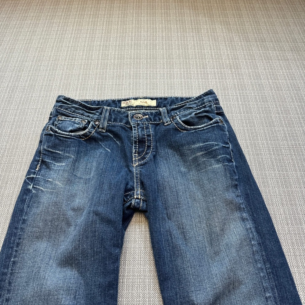 BKE Kate Bootcut Jeans Womens 27 x 31.5 Dark Wash Western Low Rise - Picture 4 of 12
